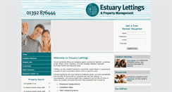 Desktop Screenshot of estuary-lettings.co.uk